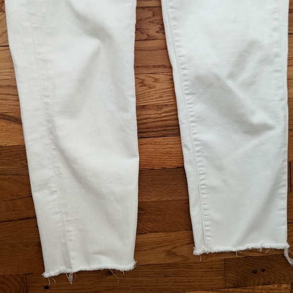 J.Crew White High Rise Vintage Straight Jeans - Picture 6 of 8